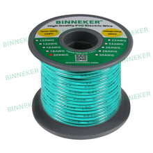 Load image into Gallery viewer, 20 Gauge PVC 1007 Electric Wire Green 100 ft 20 AWG 1007 Hook Up Stranded Wire