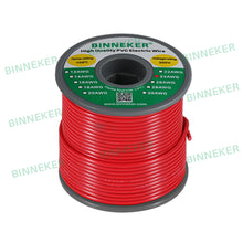 Load image into Gallery viewer, 24 Gauge PVC 1007 Electric Wire Red 100 ft 24 AWG 1007 Hook Up Stranded Wire