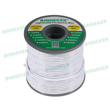 Load image into Gallery viewer, 24 Gauge PVC 1007 Electric Wire White 100 ft 24 AWG 1007 Hook Up Stranded Wire