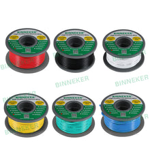 Load image into Gallery viewer, 20 Gauge PVC 1007 Electric Wire 6 Colors Each 25 ft 20 AWG 1007 Hook Up Stranded Wire