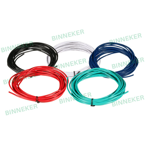 18 Gauge PVC 1007 Solid Electric Wire Kit 5 Color Each 15 ft 18 AWG 1007 Hook Up Wire 300V Solid Tinned Copper Wire