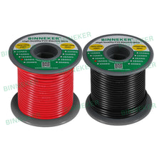 Load image into Gallery viewer, 18 Gauge PVC 1007 Solid Electric Wire Red and Black Each 50 ft 18 AWG 1007 Hook Up Wire 300V Solid Tinned Copper Wire