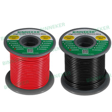 Load image into Gallery viewer, 20 Gauge PVC 1007 Solid Electric Wire Red and Black Each 50 ft 20 AWG 1007 Hook Up Wire 300V Solid Tinned Copper Wire