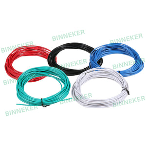 22 Gauge PVC 1007 Solid Electric Wire Kit 5 Color Each 20 ft 22 AWG 1007 Hook Up Tinned Copper Wire