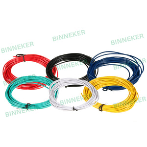 20 Gauge PVC 1007 Solid Electric Wire Kit 5 Color Each 50 ft 20 AWG 10 –  BINNEKER