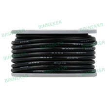 Load image into Gallery viewer, BINNEKER 16 Gauge Silicone Wire Black 25 ft/50 ft