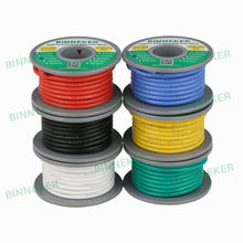 Load image into Gallery viewer, BINNEKER 16 Gauge Silicone Wire  6 colors (each color 16.4 ft)