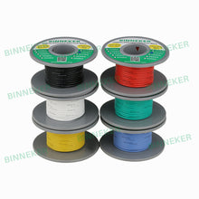 Load image into Gallery viewer, BINNEKER 24 gauge Silicone Rubber Copper Wire 6 colors  (each color 19.7 ft)