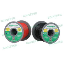 Load image into Gallery viewer, BINNEKER 14 Gauge Silicone tinned copper wire 50 ft (Red and Black each color 25 ft)