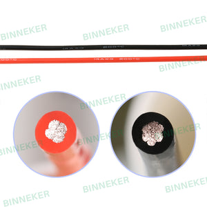 BINNEKER 14 AWG Silicone Wire 400 strands 0.08 mm tinned copper wire