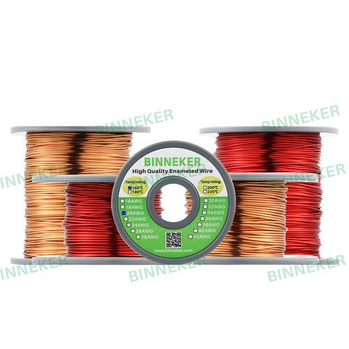BINNEKER 20 AWG Magnet Wire Enameled Copper Wire 0.0315
