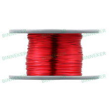 Load image into Gallery viewer, BINNEKER 24 AWG Magnet Wire Enameled Copper Wire Enameled Magnet Winding Wire Red 0.0197&quot; Diameter 4 oz
