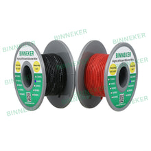 Load image into Gallery viewer, BINNEKER 24 Gauge Silicone Wire Red and Black