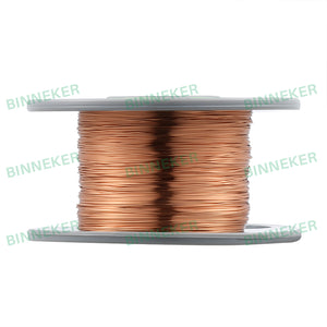 BINNEKER 28 AWG Magnet Wire Enameled Copper Wire Enameled Magnet Winding Wire Natural 0.0122" Diameter 4 oz