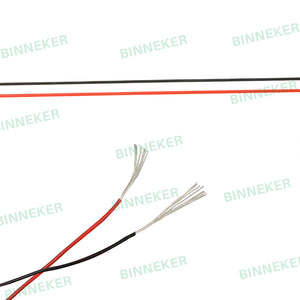 BINNEKER 30 AWG Silicone Wire 11 strands 0.08 mm tinned copper wire
